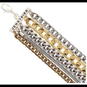 Jenny Bird Austin Chain Cuff Bracelet • NEW